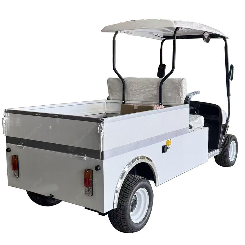Multi-Purpose Electric Golf Cart Buggy with 4-Wheel Drive 48V Truck Bed Cargo Box for Golf Course Work