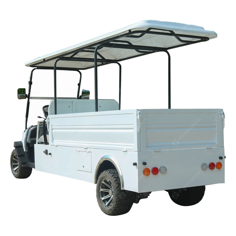 Multi-Purpose Electric Golf Cart Buggy with 4-Wheel Drive 48V Truck Bed Cargo Box for Golf Course Work