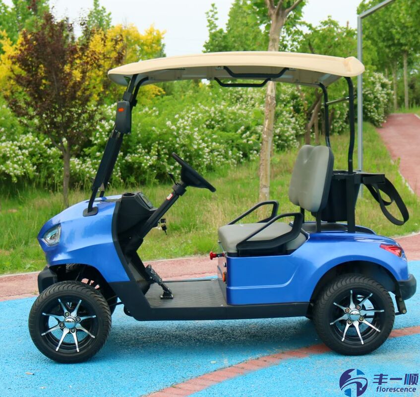 Florscence 2 Seaters Electric Golf Cart High-Efficiency 5kW Drive Long-Range Battery