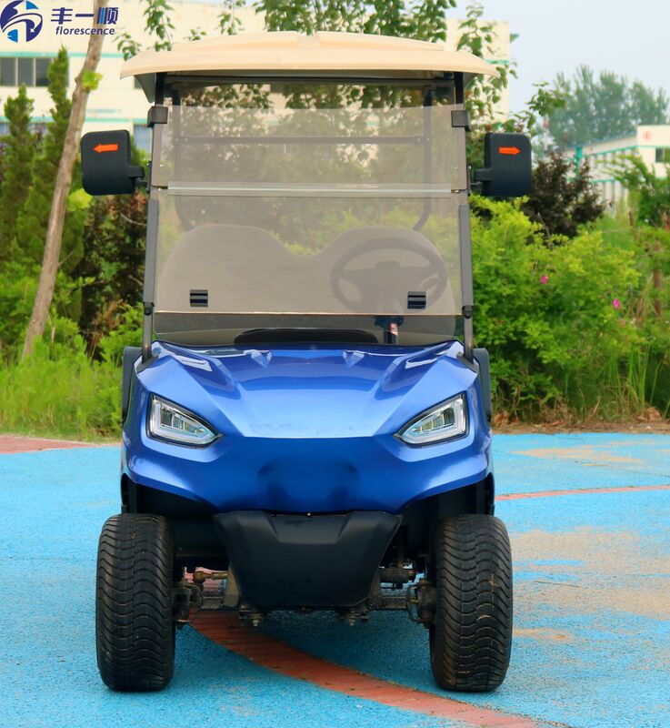 Florscence 2 Seaters Electric Golf Cart High-Efficiency 5kW Drive Long-Range Battery
