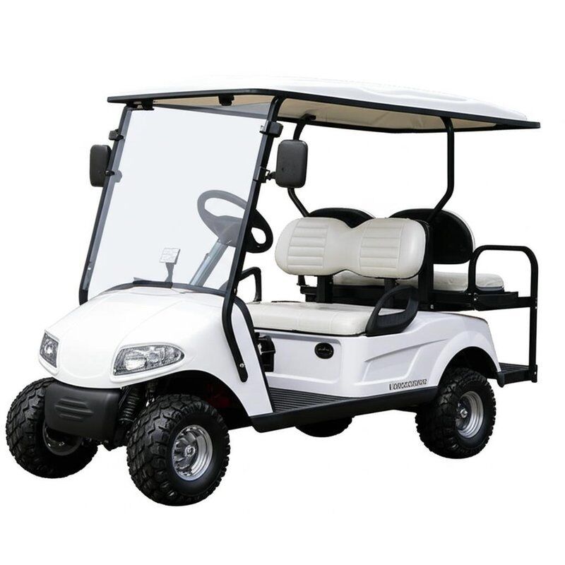 Florscence 2 Seaters Electric Golf Cart High-Efficiency 5kW Drive Long-Range Battery