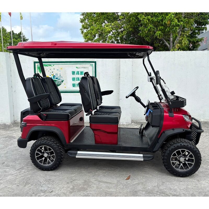 Wholesale Cheap Utility Electric Off Road Custom Free Design Electric Red 4 Seater Golf Cart Golf Buggy