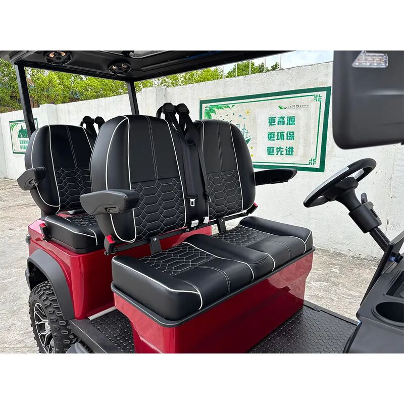 Wholesale Cheap Utility Electric Off Road Custom Free Design Electric Red 4 Seater Golf Cart Golf Buggy