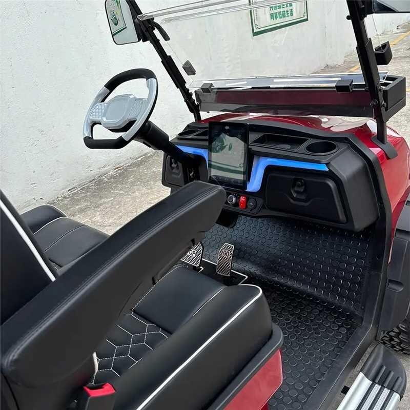 Wholesale Cheap Utility Electric Off Road Custom Free Design Electric Red 4 Seater Golf Cart Golf Buggy