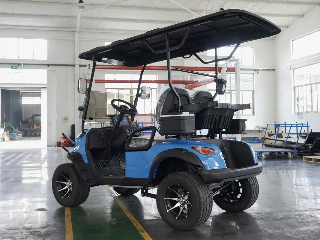 EV Golf Cart with EPS Power Steering 5KW HSLT Motor 48V 150Ah Lithium Battery and Stable Anti Slip Tires for Smooth Ride