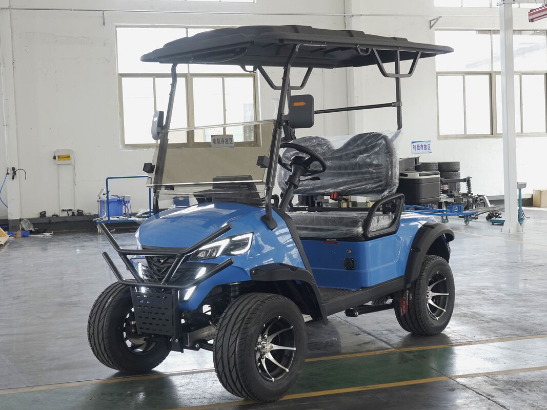 EV Golf Cart with EPS Power Steering 5KW HSLT Motor 48V 150Ah Lithium Battery and Stable Anti Slip Tires for Smooth Ride