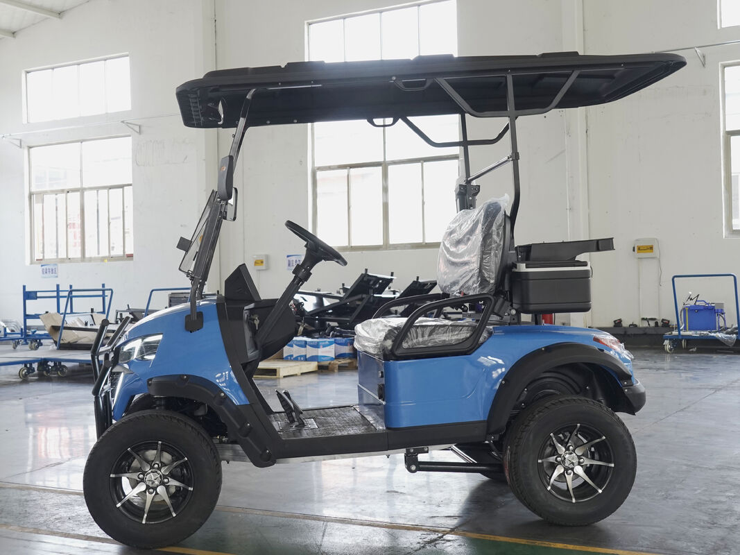 EV Golf Cart with EPS Power Steering 5KW HSLT Motor 48V 150Ah Lithium Battery and Stable Anti Slip Tires for Smooth Ride