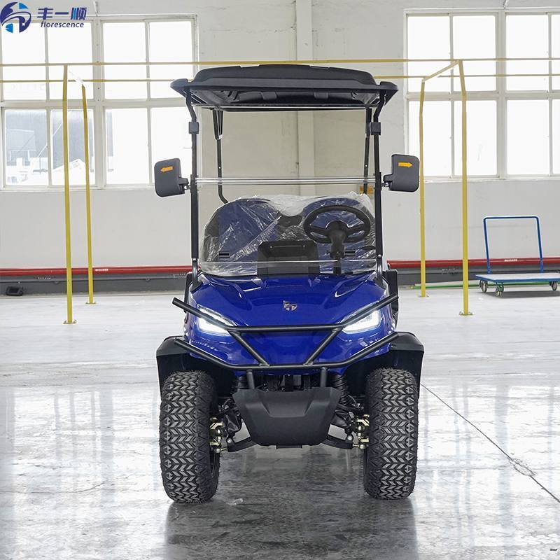 Chinese 4 Seater Electric Golf Cart 5kW Motor 48V Lithium Option Smart Display