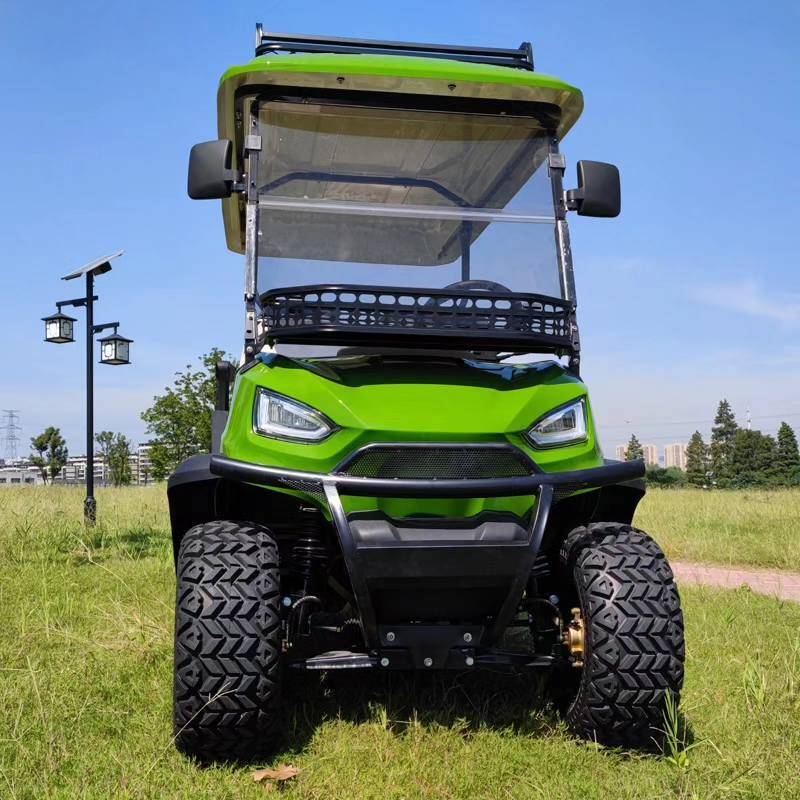 New Style  2+2 Seater Electric  Golf Cart  48V Street Legal  Long Range Smart Screen