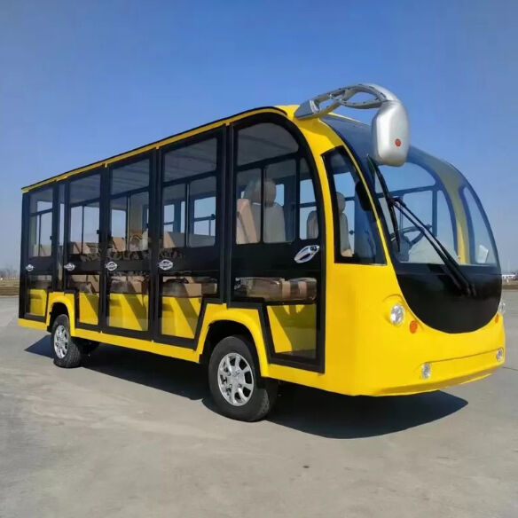 Utility Vehicle 72V Electric Tourist Car 8-23 Seats ODM Electric Sightseeing Car for Sale