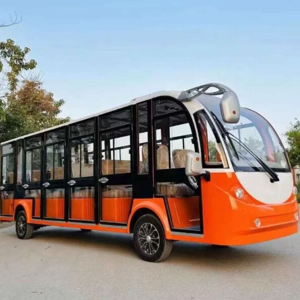 Utility Vehicle 72V Electric Tourist Car 8-23 Seats ODM Electric Sightseeing Car for Sale