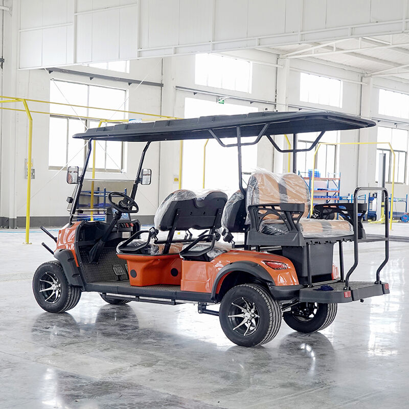 Factory Direct 6 Seater Electric Golf cart with Lithium Battery Disc Brake for Passenger Transport