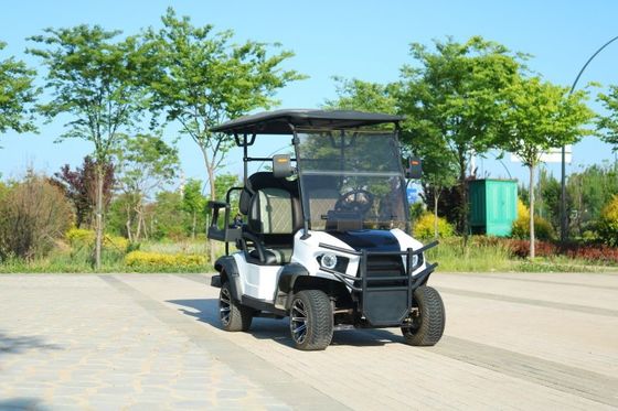 New 2+2 Seater Electric Golf Cart With Top Speed ​​Of 40mph And 12 Inch Road Tires Steel Body Mph Showed