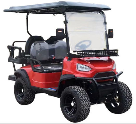 Newly Designed 4 Seater Beach Shuttle LSV (Low Speed Vehicle), Sand-Ready Electric Golf Cart for Coastal Resort Tours