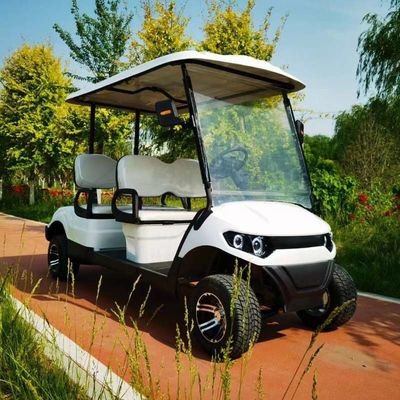 4 Seater Electric Golf Cart White Outdoor Lithium Battery Manufacturer Wholesale