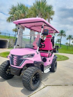 48V 150AH EV Golf Cart 5KW 14 Inch Off-Road Tires Barbi Electric For Family Use