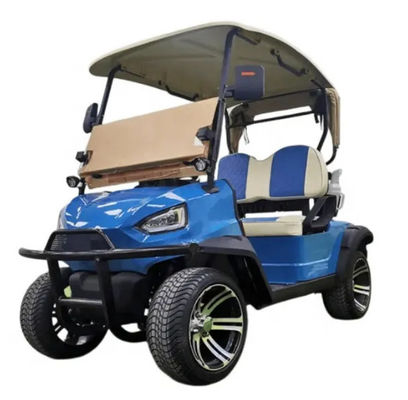 ব্যাটারি ছাড়াই 3.5KW এসি মোটর 4 চাকা বৈদ্যুতিক গল্ফ কার্ট 2 সিট বিগি সৈকত শিকার