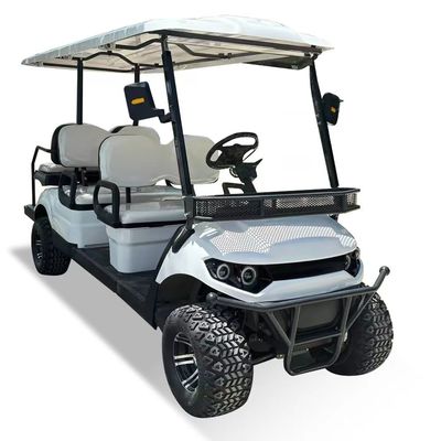4+2 Seater Electric Golf Cart With CE Certified  And Body Color Customization