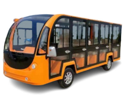 Electric Sightseeing Bus 14 Seats Mini Bus With Door 2024 Factory New Style Bus