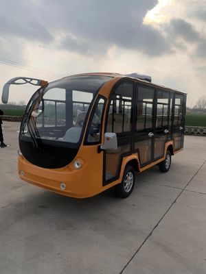 অ্যালুমিনিয়াম খাদ এবং ইস্পাত ফ্রেম সহ 11 জন যাত্রীবাহী FNE-C11 বৈদ্যুতিক পর্যটন যানবাহন