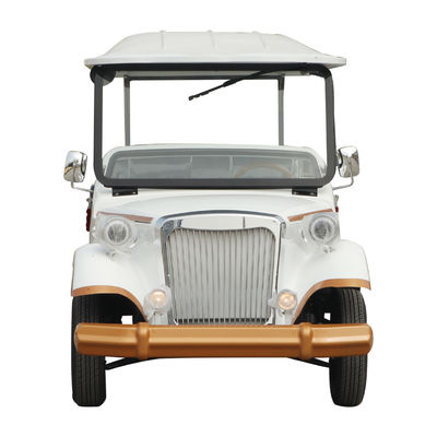 Classic Electric Car 8 Seater Travel Vintage Sightseeing Car With Sunshade Cover
