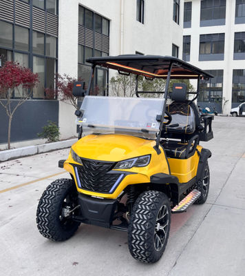 2+2-Seater Golf Cart With CE Certification Off-Road Tires And Body Color Customizable