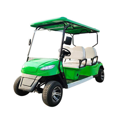 60V100AH Lead-acid Battery 3.5KW AC Motor 4 Wheels Electric Golf Cart  4-seater Buggy