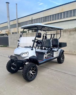 Electric Golf Cart With Heavy-Duty Frame Superior Battery Life Adjustable Steering Wheel
