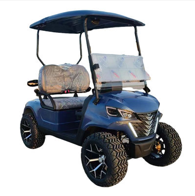 Lifted Golf Cart 2 Passengers 4 Wheel Battery Operated High Performance Sightseeing Vehicle