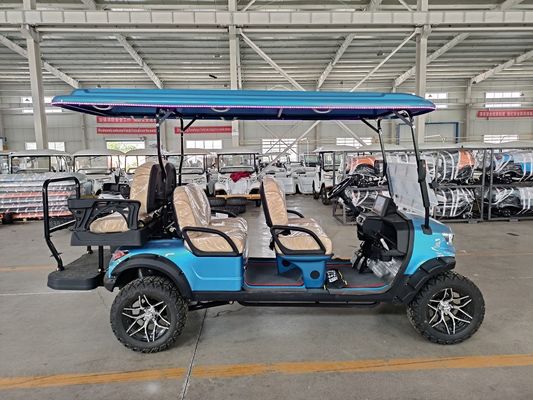 6 Passenger Electric Off Road Golf Cart Front Suspension Made China Electric Street Legal