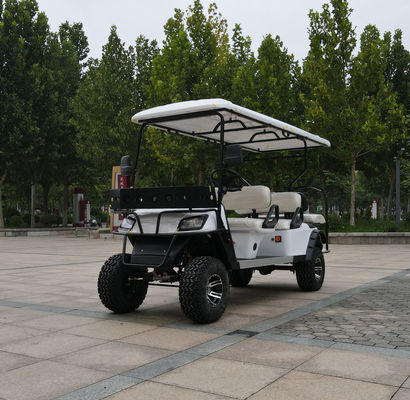Electric Golf Cart 4000W AC System 4+2 Seater Golf Cart Good Quality Lithium Ion Battery