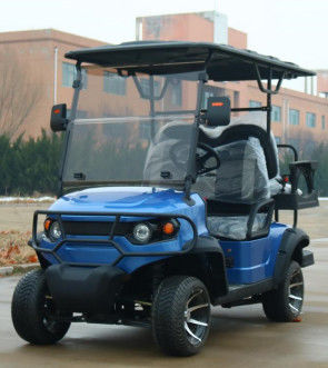 Electric Powered 2 Seater Club Car Golf Carts Buggy With 14 inch Off Road Tires