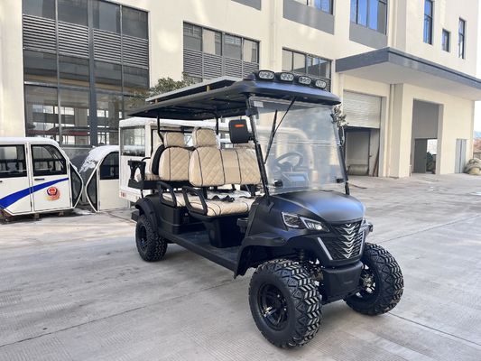 Ev 4 Seat Classic Vintage Golf Carts With Mirrors And Bed 12 Seater Enclosed 72V Model