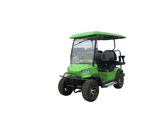 Pointed Electric New Energy Golf Cart Lithium Battery Supports Customization Equipped With Off Road Tires And Can Seat 4 People.