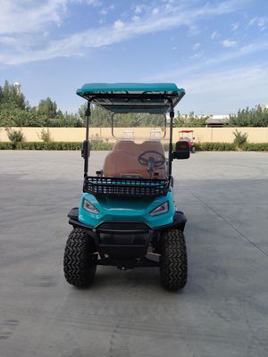 Blue 4-Seater Electric Golf Cart ODM OEM Support For Customization For Golf Courses