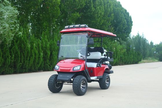 الحد الأقصى لسرعة السفر 45 كم/ساعة 4 ركاب عربات الغولف الكهربائية اليدوية البطاريات 48 فولتر خارج الطريق النادي سيارة رولز رويس نموذج فورد غطاء مقاوم للماء