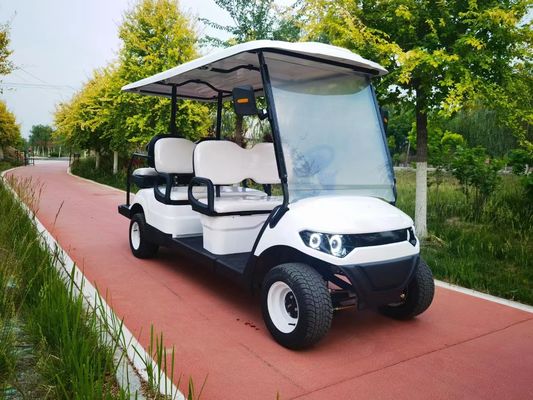 Double-Pupil 6-Seater Lithium Battery Electric Golf Cart With Customizable Color And LOGO