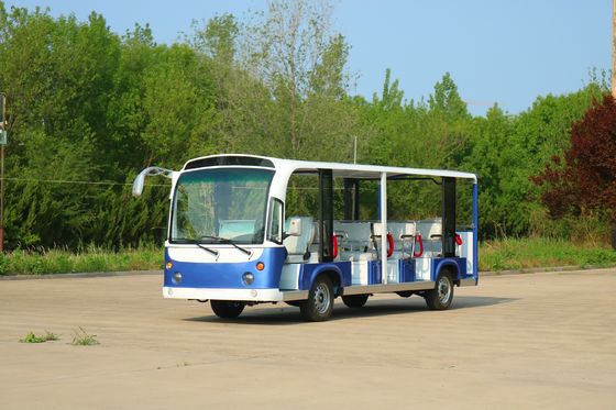 23-Seater Electric Open-Top Sightseeing Bus Customizable Color And LOGO OEM ODM