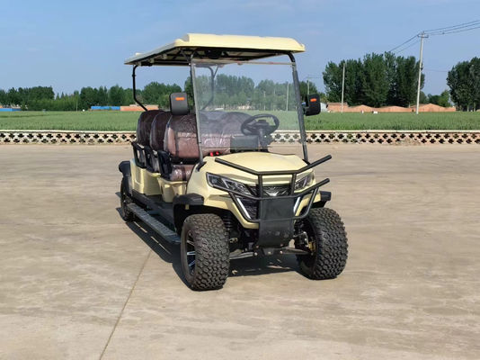 Six-Seater Electric Off-Road Luxury Golf Cart Lithium Battery Equipped With 14-Inch Off-Road Tires