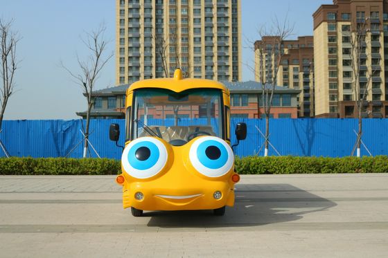 14-Seat Doorless Convertible Electric Sightseeing Bus With Lithium Battery For Children'S Amusement Park Scenic Area, Customized Support