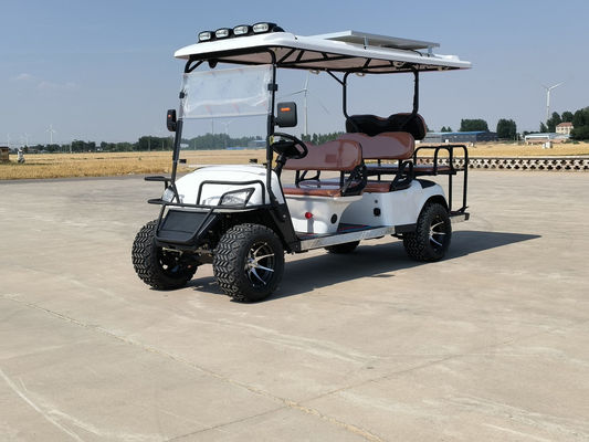 ไฮดรอลิกเบรกไฟฟ้า ประเภท 4 ที่นั่ง คาร์ทกอล์ฟ ความเร็วสูงสุด 25 mph