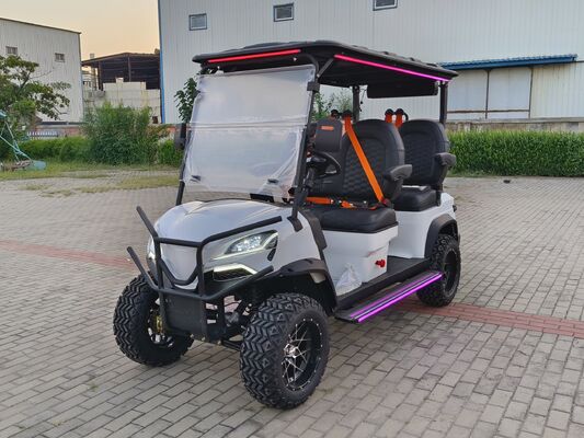 EV Golf Cart Powered by 5Kw Motor 48V 150Ah LiFePO4 Battery IP65 Waterproof Perfect for Outdoor Transportation Needs