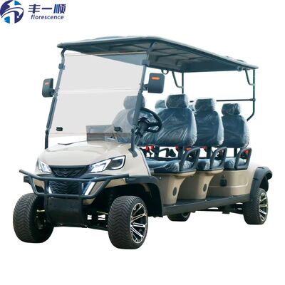 Chinese Electric 6 Seater Golf Cart 48V Lithium Battery 5KW KDS Motor for Sale