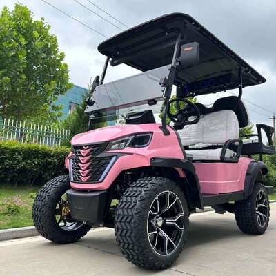 Premium Luxury Electric 2+2 4 Seater Golf Cart for Golf Course Resorts Community