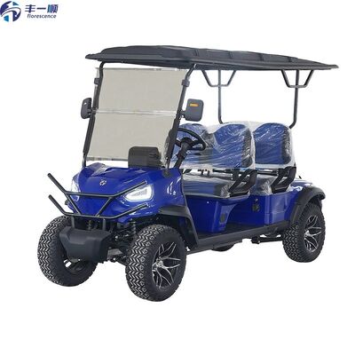 Chinese 4 Seater Electric Golf Cart 5kW Motor 48V Lithium Option Smart Display